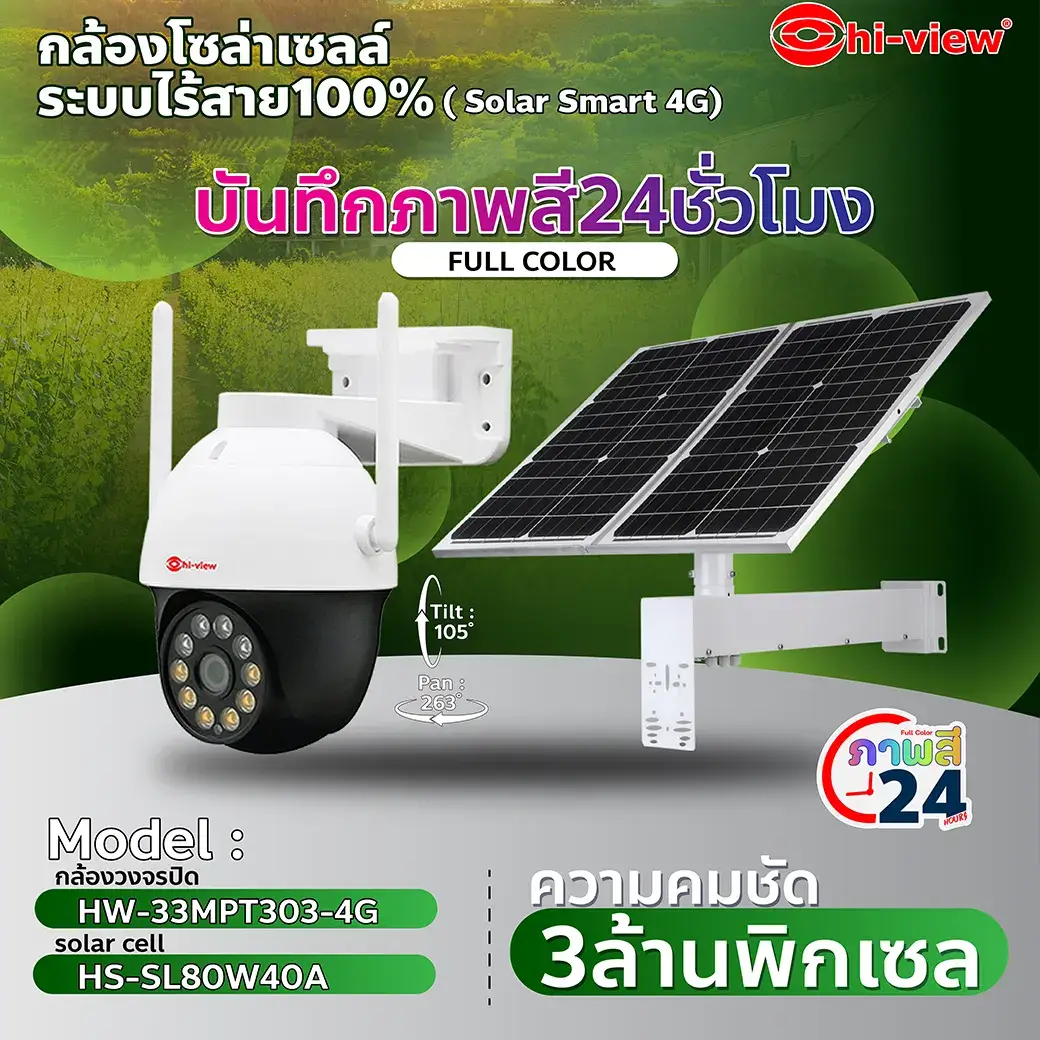 กล้อง 4G solar cell